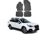 2014-2019 Subaru Outback Tappetini In Gomma Nera 4 Pz