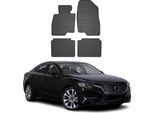 2012-2015 Mazda 6 Gj Tappetini In Gomma Nera 4 Pz