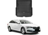 Rivestimento Del Bagagliaio In Gomma Omac Per Skoda Superb Estate 2015-2025 Rivestimento Superiore Del Bagagliaio