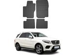 2015-2019 Mercedes Gle C292 Tappetini Tpe Nero 4 Pz