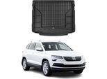 Omac Rivestimento Del Bagagliaio In Gomma Per Skoda Karoq 2017-2025 Rivestimento Del Bagagliaio In Tpe Nero