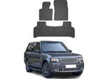 2002-2012 Land Rover Range Rover Vogue Tappetini In Gomma Nera 4 Pz