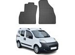 2007-2017 Citroen Nemo 2 Persone Tappetini In Gomma Nero 2 Pz