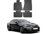 2013-2020 Lexus Is Rwd Tappetini In Gomma Nera 4 Pz