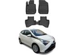 2014-2022 Toyota Aygo Tappetini Tpe Nero 3 Pz
