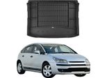 Omac Rivestimento Del Bagagliaio In Gomma Per Citroen C4 2004-2010 Rivestimento Del Bagagliaio In Tpe Nero