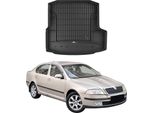 Omac Rivestimento Del Bagagliaio In Gomma Per Skoda Octavia 2004-2013 Rivestimento Del Bagagliaio In Tpe Nero