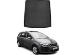 Tappetino Portabagagli Per Seat Alhambra 2017-2021 In Gomma Tpe Nero