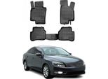 2011-2015 Vw Passat B7 Tappetini Tpe Nero 4 Pz