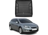 Omac Rivestimento Del Bagagliaio In Gomma Per Opel Astra J Sports Tourer 2009-2015 Tpe Nero