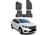 2012-2020 Dacia Sandero Tappetini Tpe Nero 4 Pz