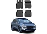 2020-2025 Ford Kuga Tappetini Tpe Nero 4 Pz