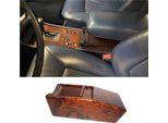 1986-1991 Mercedes Classe S W126 C126 Scatola Portaoggetti Tapebox Scaffale In Legno Legno Di Radica
