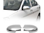 Calotte Degli Specchietti Retrovisori Per Hyundai Accent 2005-2012 Cromo Abs Argento