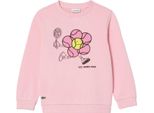 Lacoste - Felpa Girocollo Per Bambini GT5810 (164) (Rosa)