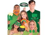 Amscan - Oggetti Di Scena Per Photobooth, St Patricks Day 13 Pack - Carta SG38745 (Taglia Unica) (Verde)
