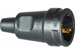 Kopp 180916009 Giunto Di Contatto Protettivo In Gomma Con Manicotto Di Protezione Dalla Flessione, Nero