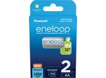 Eneloop Panasonic Batteria Ricaricabile BK-3MCDE/2BE Aa 2000Mah 2Pz.