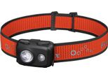 Fenix Lampada Frontale A Led HL16, A Batteria, Nero-Rosso