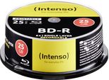 1X25 Intenso BD-R 25GB Printable 6X Speed, Cakebox