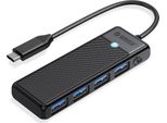 Hub Orico 4-In-1, USB-A 3.0 X4