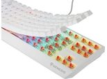 Genesis Genesis Thor 230 Tkl Tastiera Gaming Usb + Rf Wireless + Bluetooth Qwerty Us English White