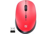 Defender Wireless Mouse Silent Click Auris MB-027 800/1200/1600 Dpi Red