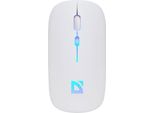Defender Wireless Mouse Silent Click Touch MM-997 Battery 800/1200/1600 Dpi White