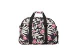 Sporttasche ROXY Feel Happy, Damen, grau (anthrazit wind swept floral), 100% Polyester, Taschen Sporttasche