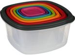 5Five Simply Smart Frischhaltedosen Set 7-Tlg., Pp-Kunststoff, Bunt, 120392