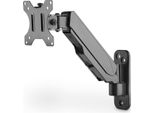 Digitus DA-90396 - Supporto A Parete Per Display Lcd / Display Lcd Curvo - Plastica, Alluminio, Acciaio - Nero Opaco - Dimensioni Schermo: 43,2-81,3 Cm (17"-32"")"