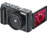 INF Digitalkamera 4K 48MP 3,0 Zoll IPS-Bildschirm mit festem Fokus Schwarz