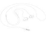 Avizar, Cuffie Cablate Con Jack Da 3,5 Mm E Pulsanti Di Controllo Bianco, Bianco