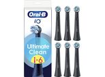 Oral-B | Replaceable Toothbrush Heads | Io Ultimateclean | Heads | For Adults | Number Of Brush Heads Included 6 | Black
