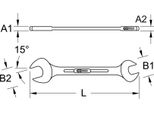 Ks Tools Chromeplus Doppia Chiave Aperta, 10X13 Mm