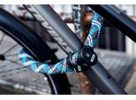 Lucchetto A Catena Abus Ivera Chain 7210 - Lucchetto Per Bicicletta Con Rivestimento In Fibra Sintetica Ivytex Altamente Flessibile - Livello Di Sicurezza Abus 8 - 110 Cm - Blu