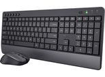 Trust Trust Tastiera Trezo Mouse Incluso Universale Rf Senza Fili Qwertz Tedesco Nero