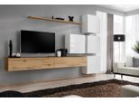 Mobile Soggiorno Rionata 9 - Rovere Wotan / Bianco