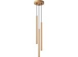 Lampada A Sospensione Pastelo 3P Oro 3Xg9 8W Acciaio 115X20X20Cm Sollux Lighting