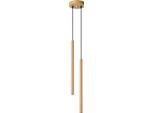 Lampada A Sospensione Pastelo 2 Oro 2Xg9 8W Acciaio 118X15X15Cm Sollux Lighting