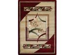 Tappeto Moderno 160X220 Artesia 1 - Floreale / Rosso