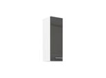Pensile Alto Lajla - Larghezza 30 Cm, Grigio / Bianco
