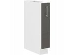 Mobile Estraibile Lajla - Larghezza 15 Cm, Grigio / Bianco