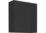 Pensile Alto Saju - Larghezza 80 Cm, Nero