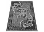 Tappeto Fantasia 150X300 Cm Luken - Grigio / Nero