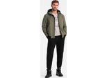 Ombre Clothing Giacca Transitoria Da Uomo Jagne Oliva Scuro L