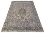 Tappeto Pezzo 200X290 Cm Franco Con Ornamenti - Beige / Blu
