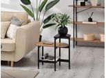 Tavolino Cilian - Nero / Rovere