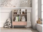 Mensola Con Cassetto Per Cameretta Olivia - Beige / Rosa