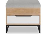 Scarpiera Da Ingresso Darcy - Rovere Noce / Bianco